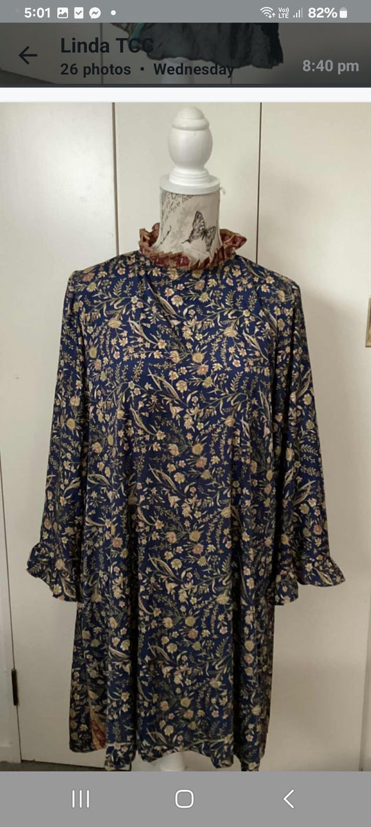 Sissel Edelbo Silk Mix Dress Size M/L