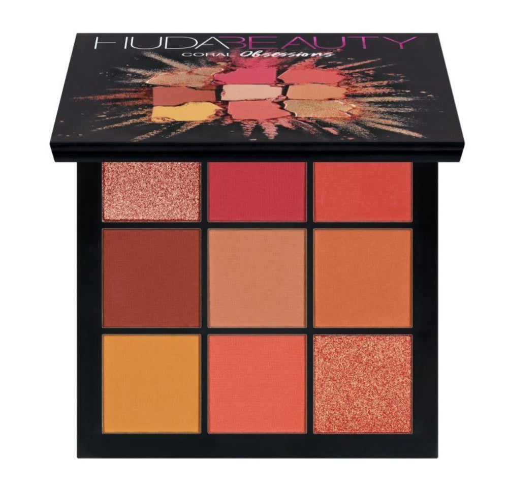 Sephora- Huda Beauty, Coral Obsessions Eyeshadow Palette- BNIB