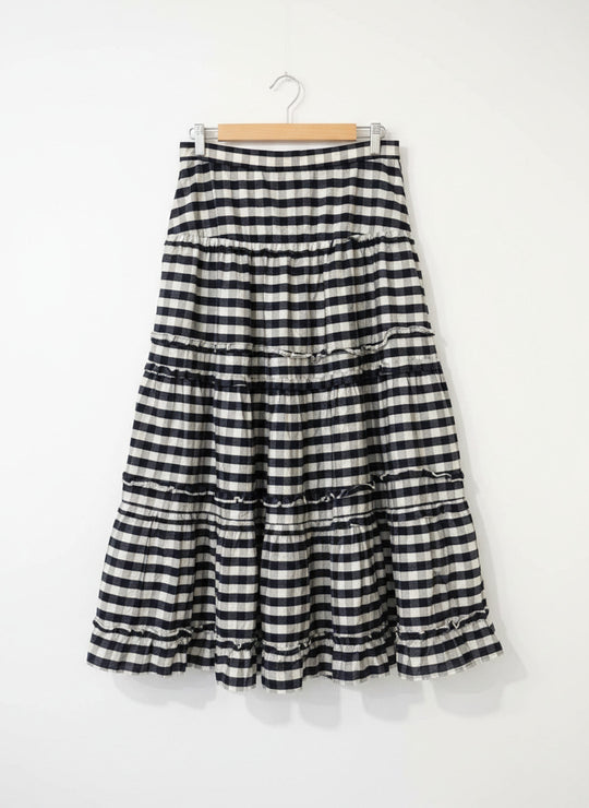 "Siren" Tiered Maxi Skirt