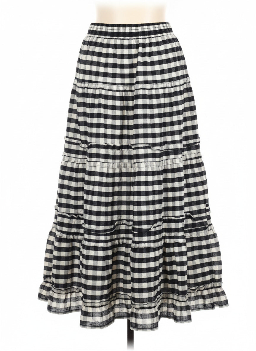 "Siren" Tiered Maxi Skirt