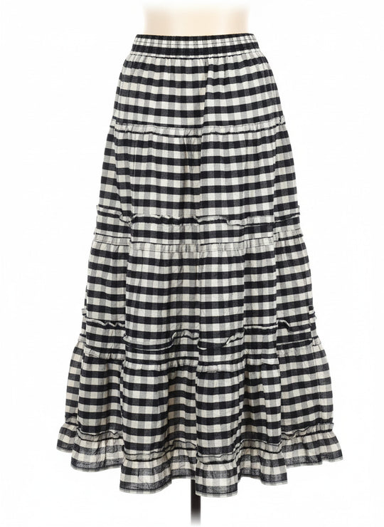 "Siren" Tiered Maxi Skirt