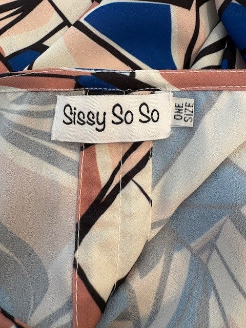 Sissy So So Womens Blouson Top