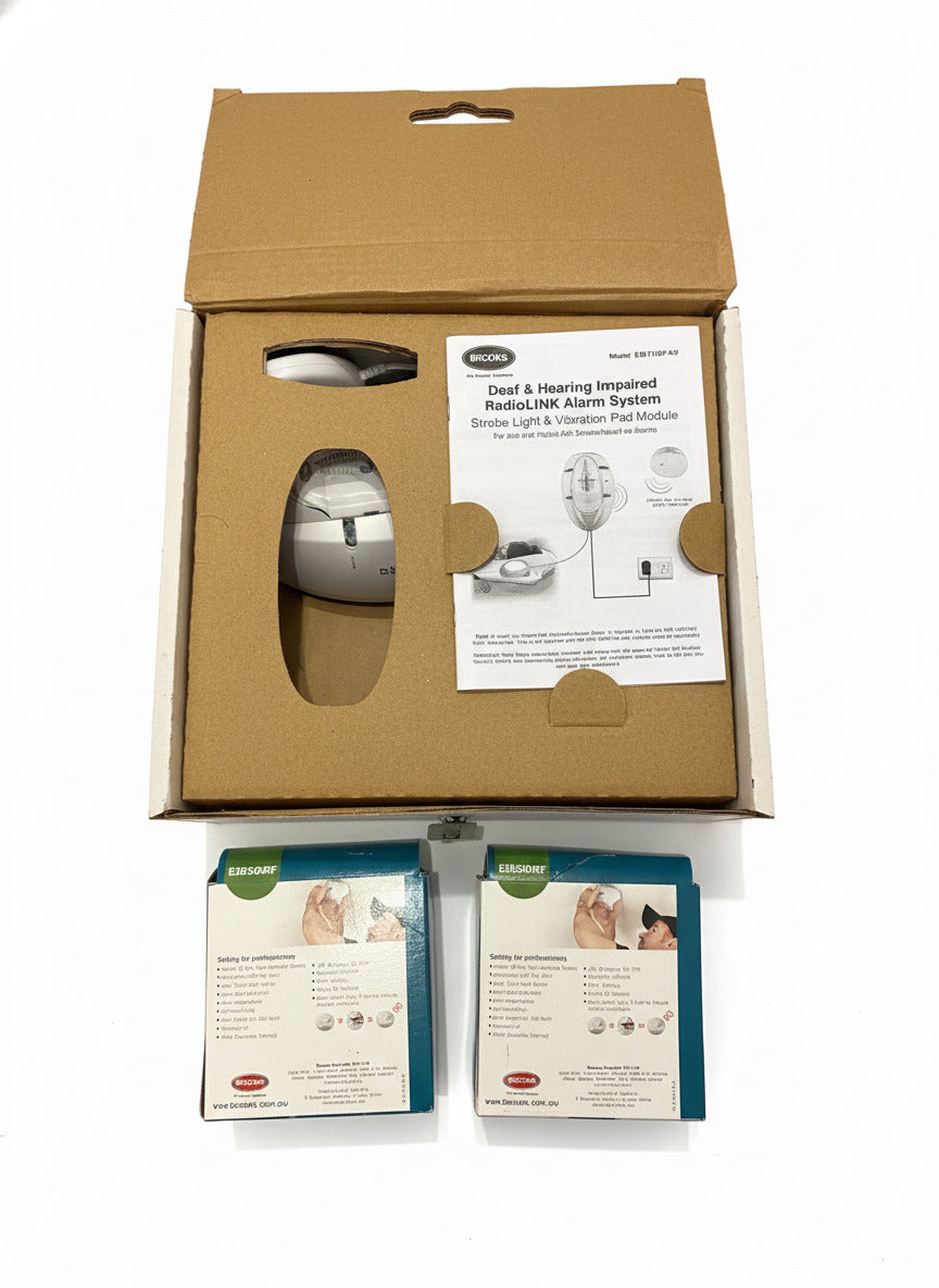 Brooks Deaf & Hearing Impaired Radio Link Alarm Systemn