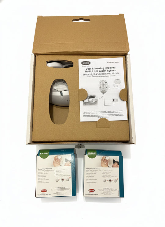 Brooks Deaf & Hearing Impaired Radio Link Alarm Systemn