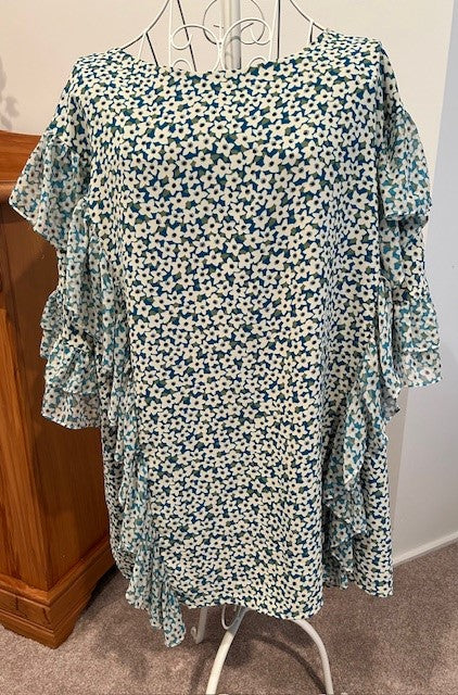 Augustine Stella Royal Plus Size Top