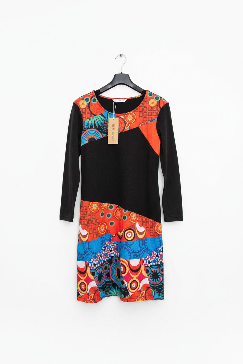 Ten-Dency Womens Long Sleeve Tunic Dress