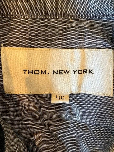 Thom Browne Mens Denim Shirt