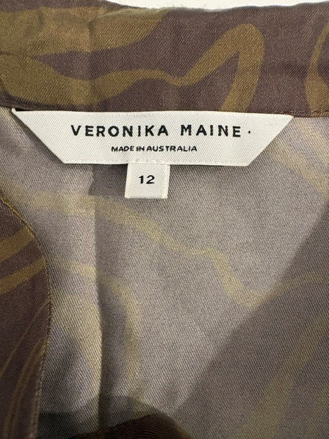 Veronika Maine Zebra Print Dress
