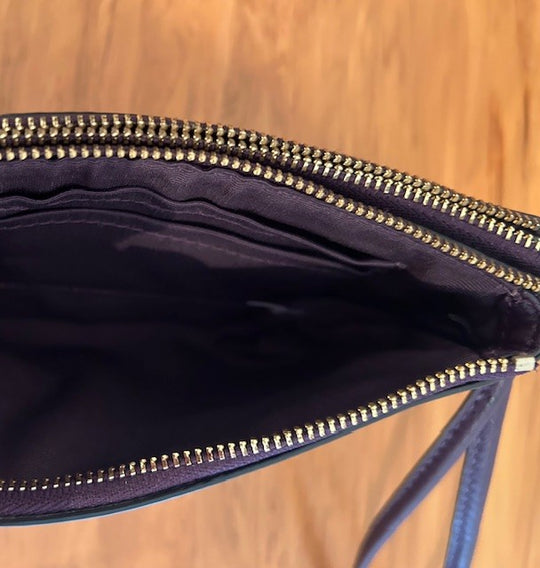 "Coach" Leather Wristlet Wallet