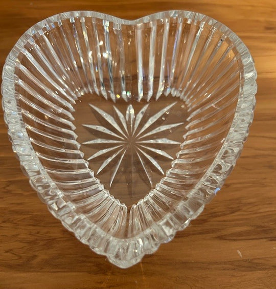 Waterford Crystal Heart Shaped Trinket Dish
