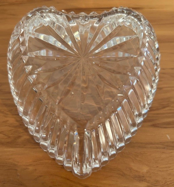 Waterford Crystal Heart Shaped Trinket Dish