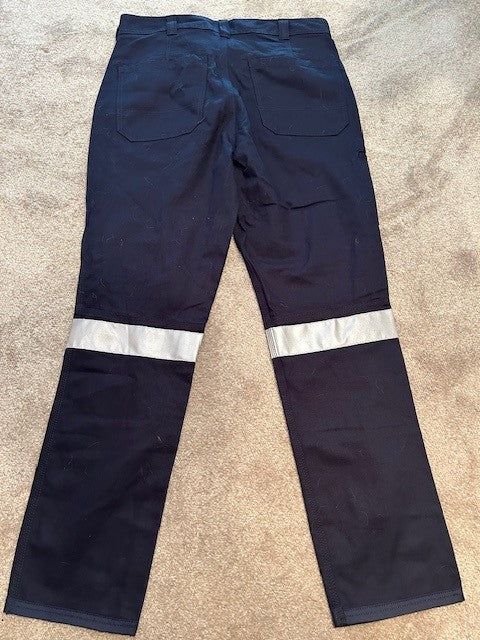 Work pants reflective stripe