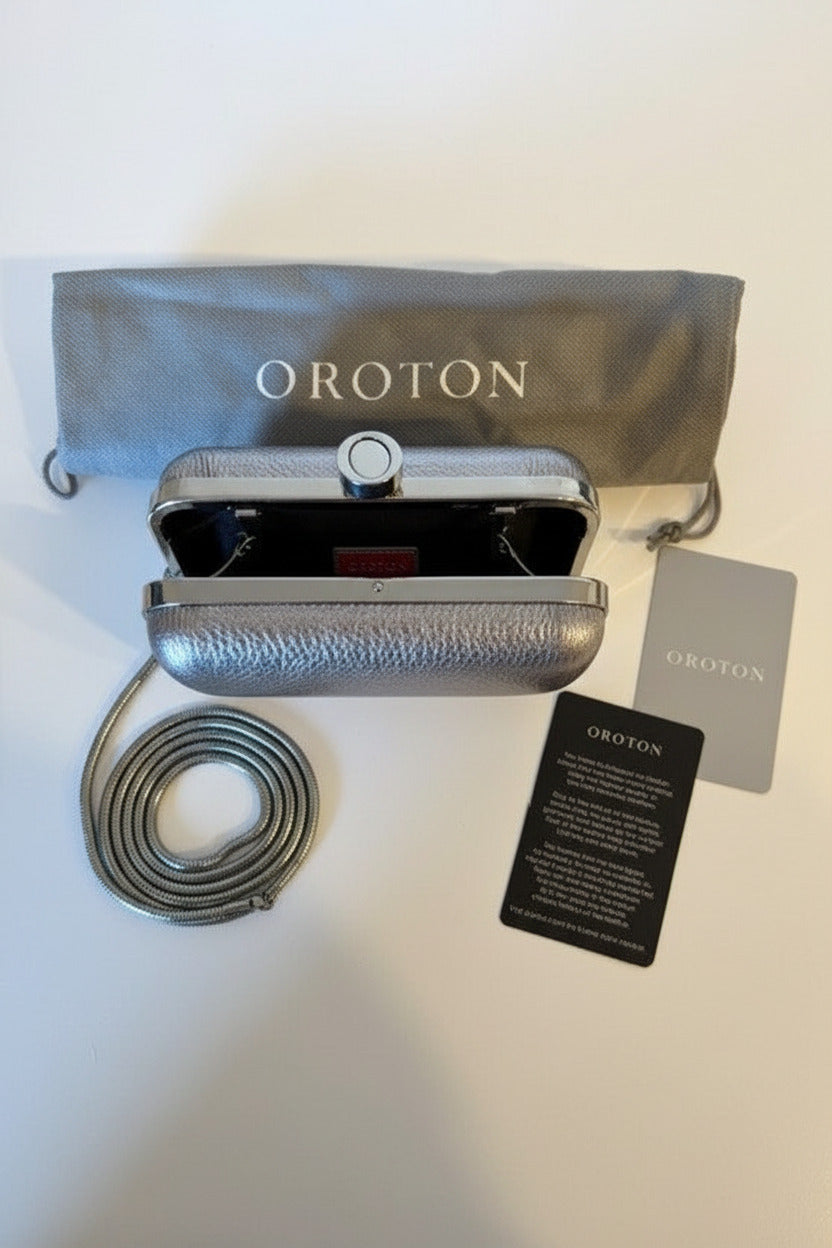 Oroton Box Clutch Bag