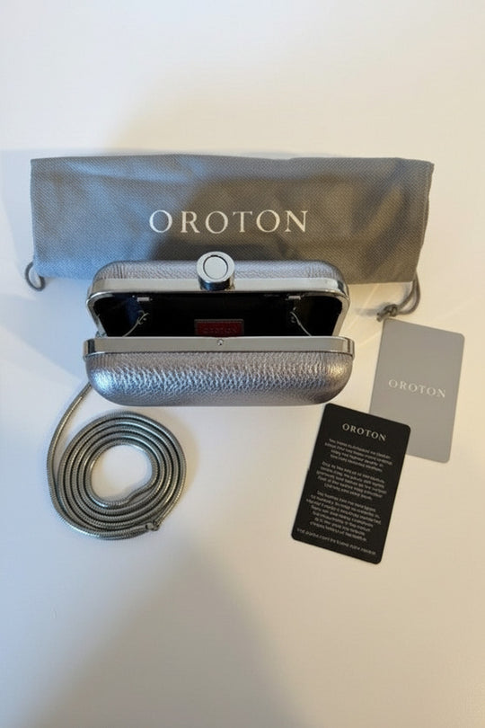 Oroton Box Clutch Bag