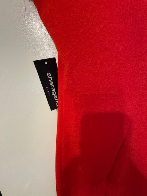 "Sharagno" Red Sheath Dress